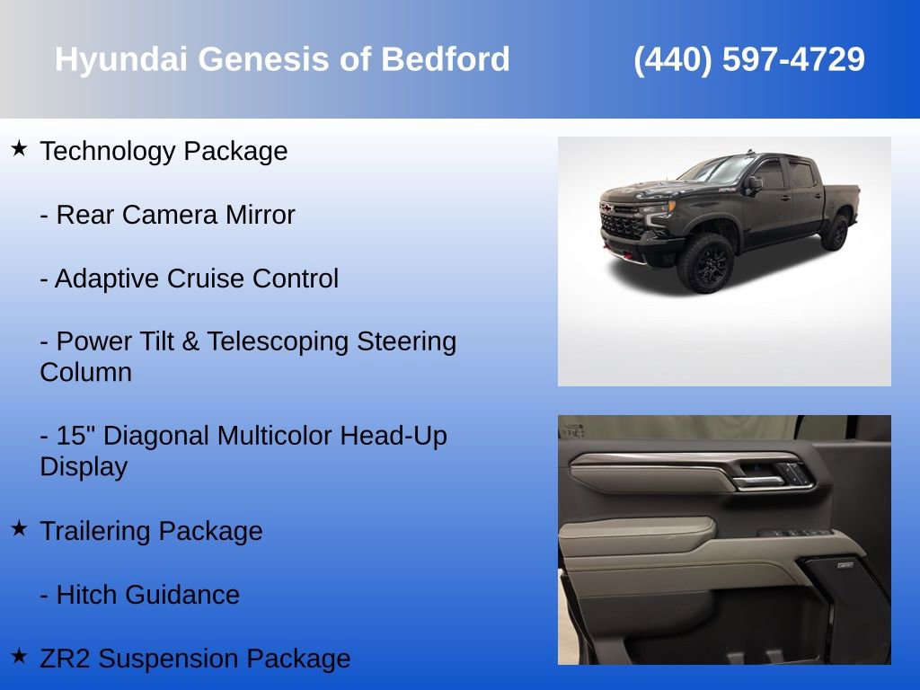 Used 2025 Chevrolet Silverado 1500 ZR2 w/ Technology Package AWD/4WD image 7