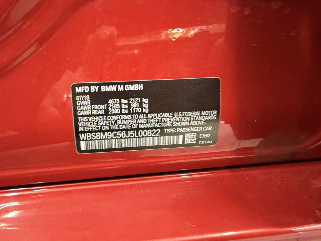 Used 2018 BMW M3 w/ Competition Package RWD image 57