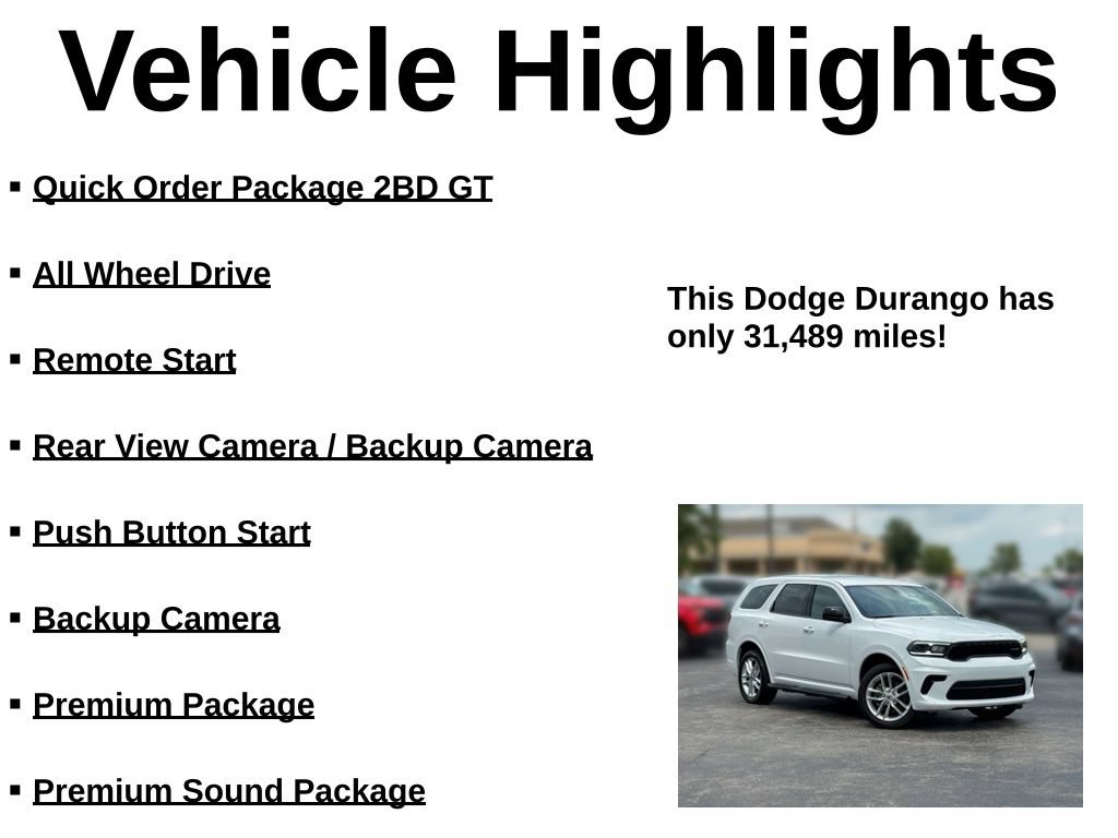 Used 2024 Dodge Durango GT AWD/4WD image 42