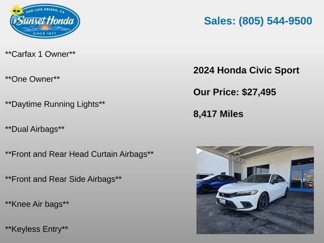 Used 2024 Honda Civic Sport image 6