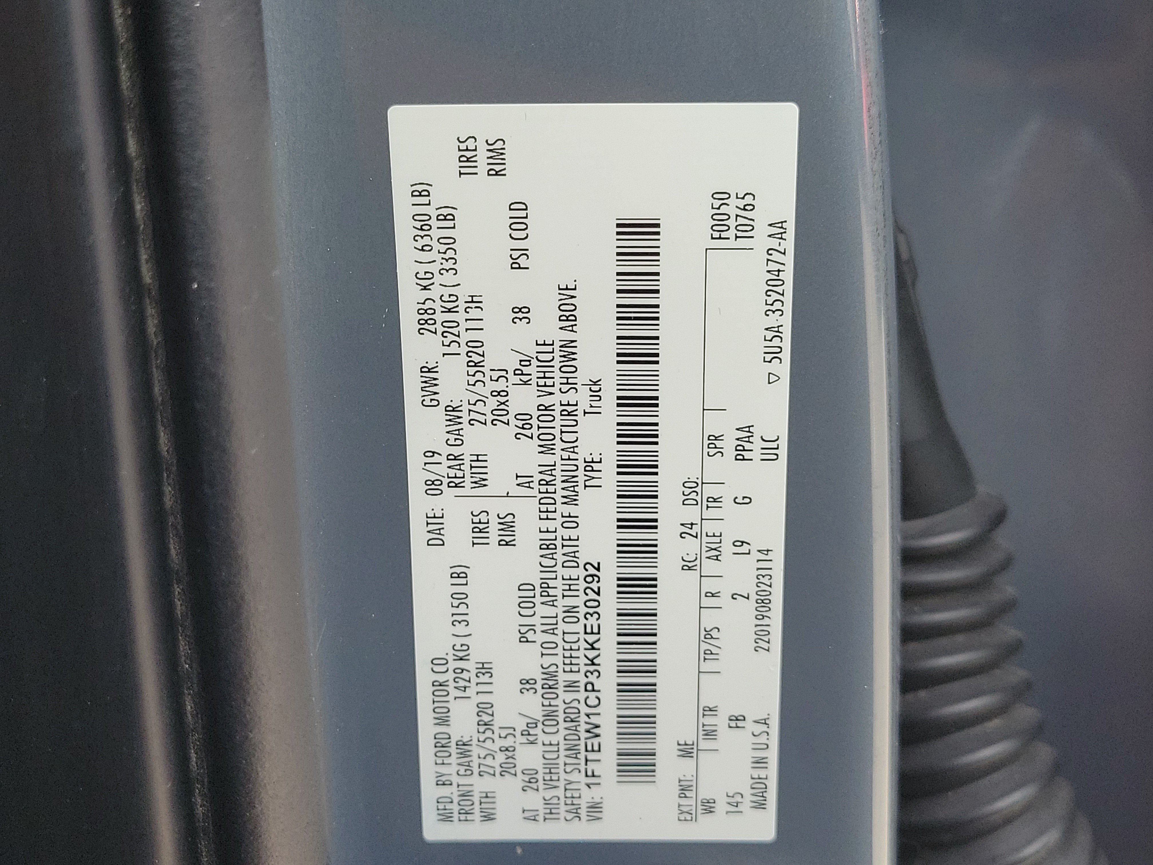 Used 2019 Ford F150 XLT w/ Equipment Group 302A Luxury RWD image 32