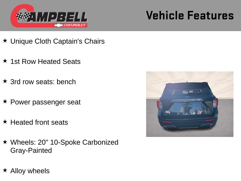 Used 2022 Ford Explorer XLT w/ Equipment Group 202A image 16