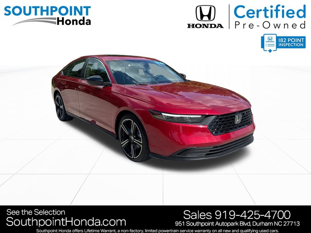 Certified 2024 Honda Accord Sport