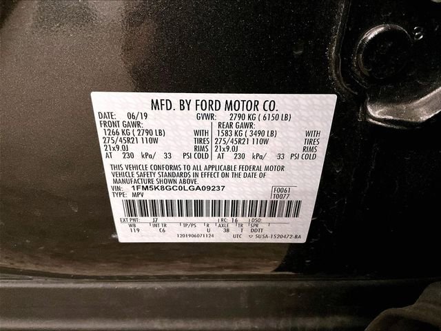Used 2020 Ford Explorer ST w/ ST Street Pack AWD/4WD image 34