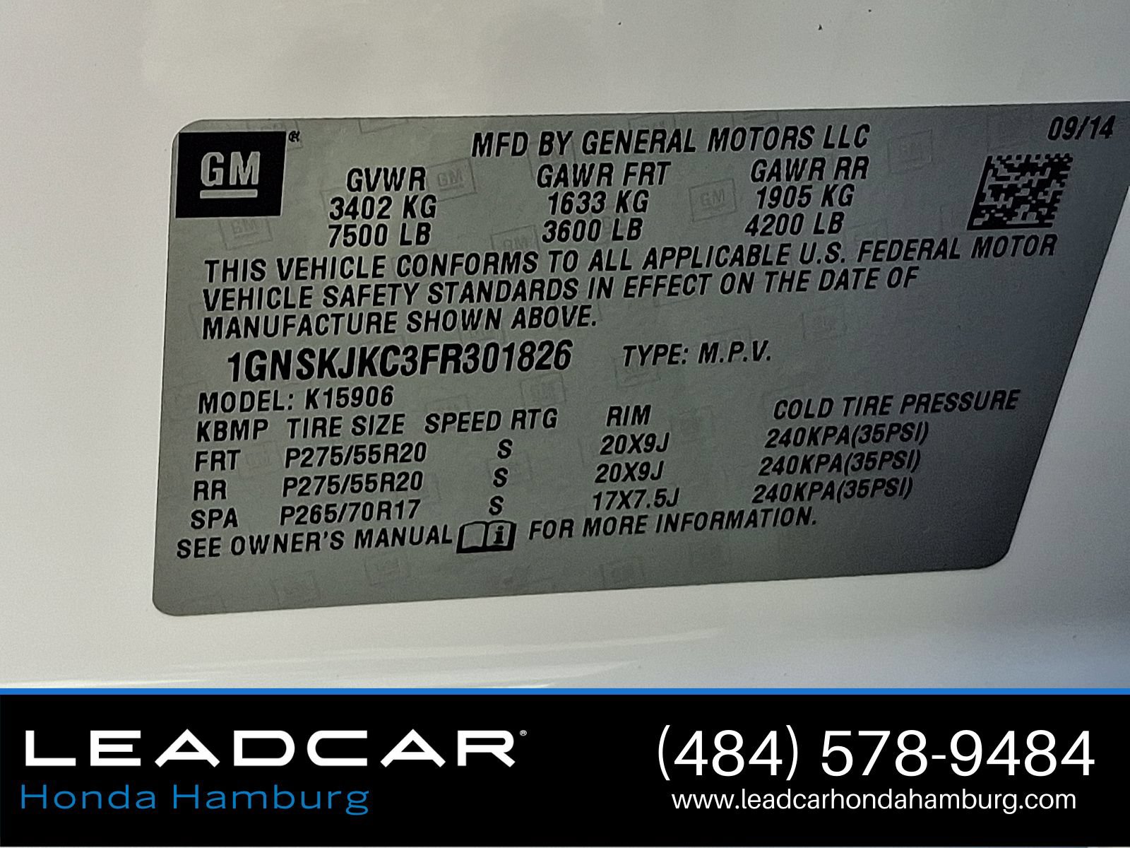 Used 2015 Chevrolet Suburban LT AWD/4WD image 27