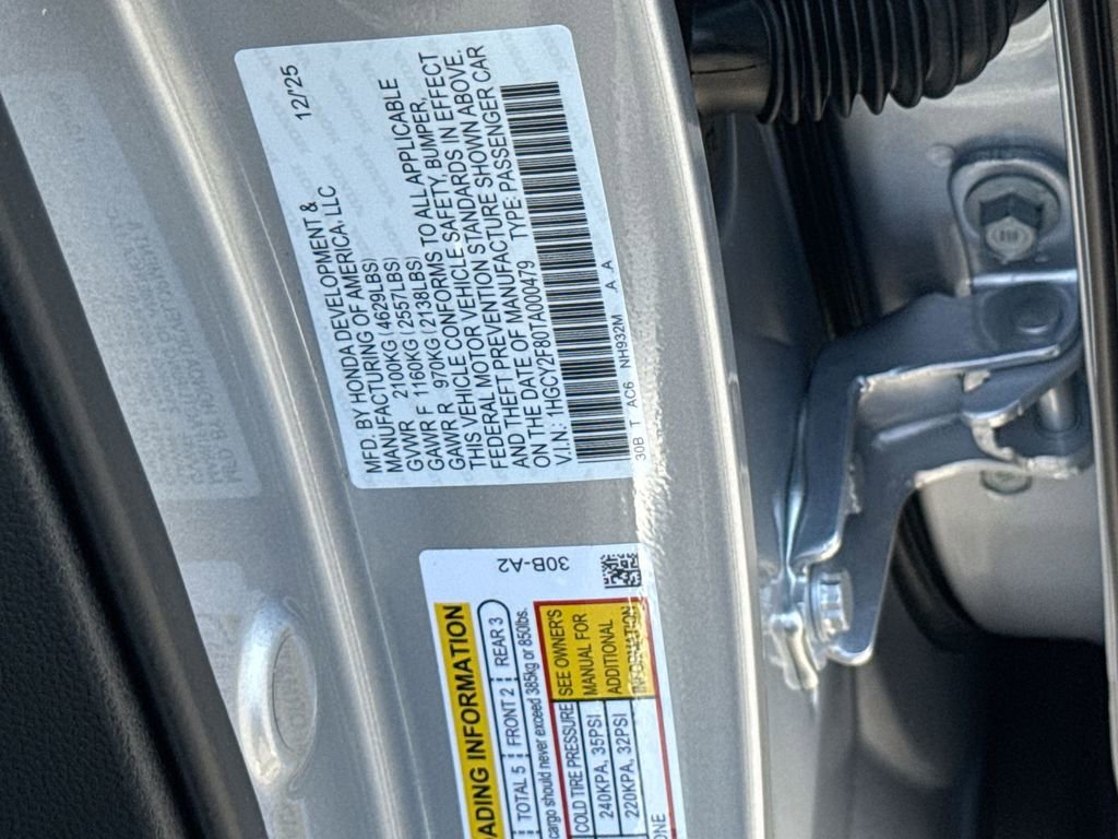 New 2026 Honda Accord Touring image 26