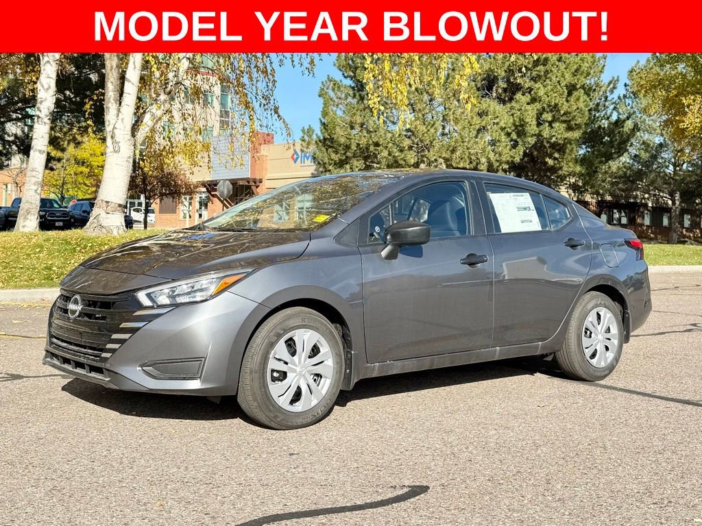 New 2025 Nissan Versa S w/ Trunk Package