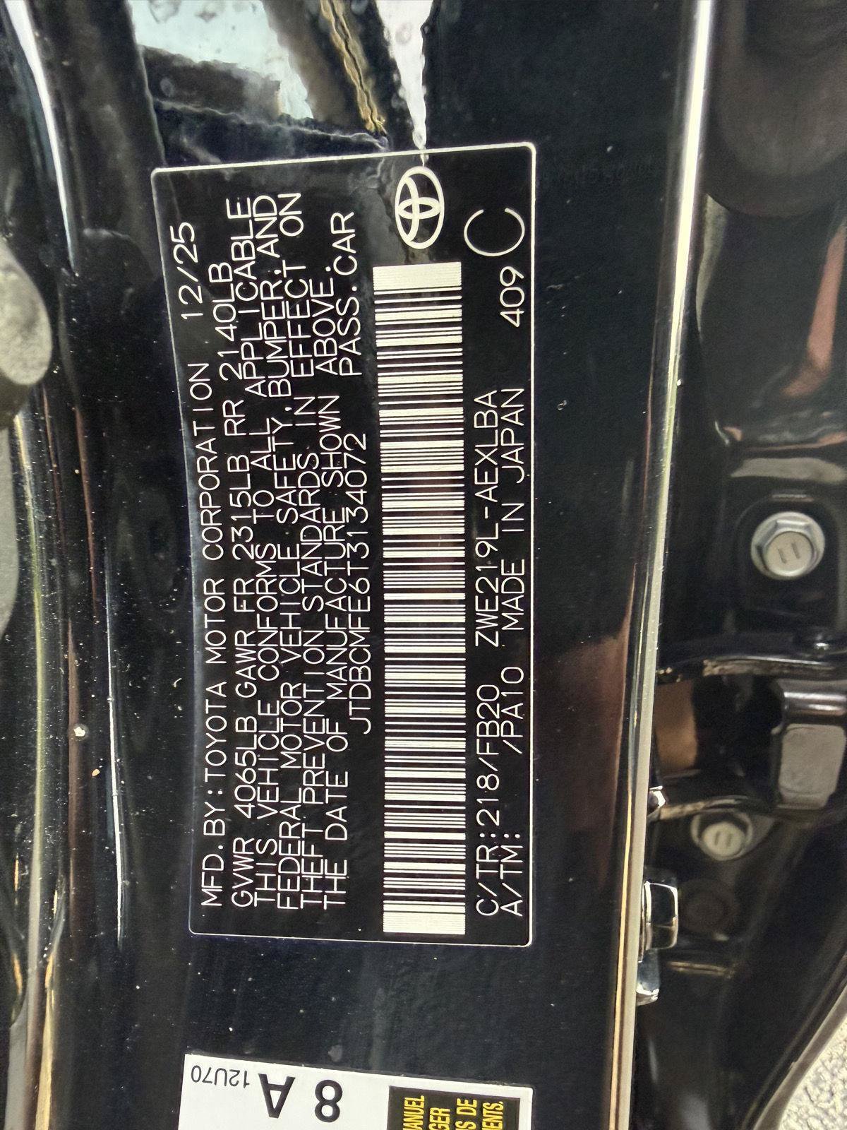 Certified 2026 Toyota Corolla LE FWD image 39