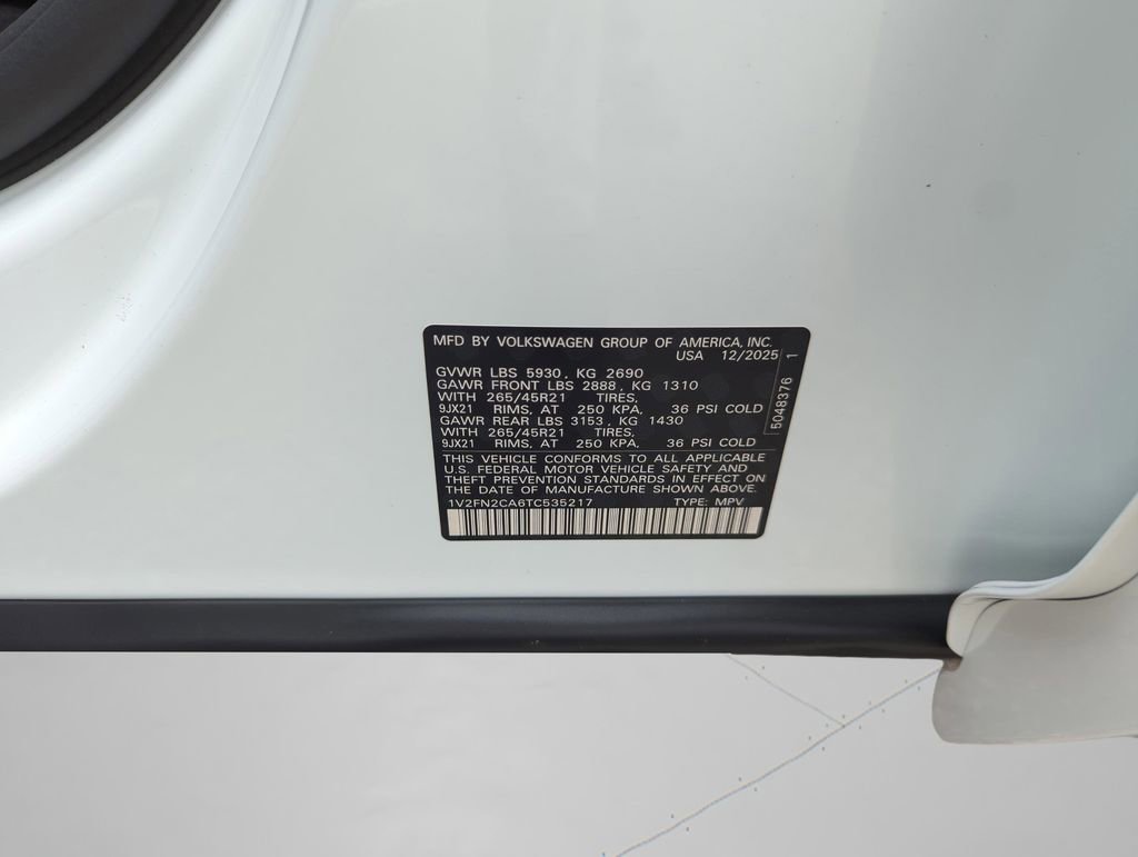 New 2026 Volkswagen Atlas SEL Premium R-Line image 44