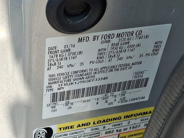 Used 2016 Ford Expedition EL XLT AWD/4WD image 22
