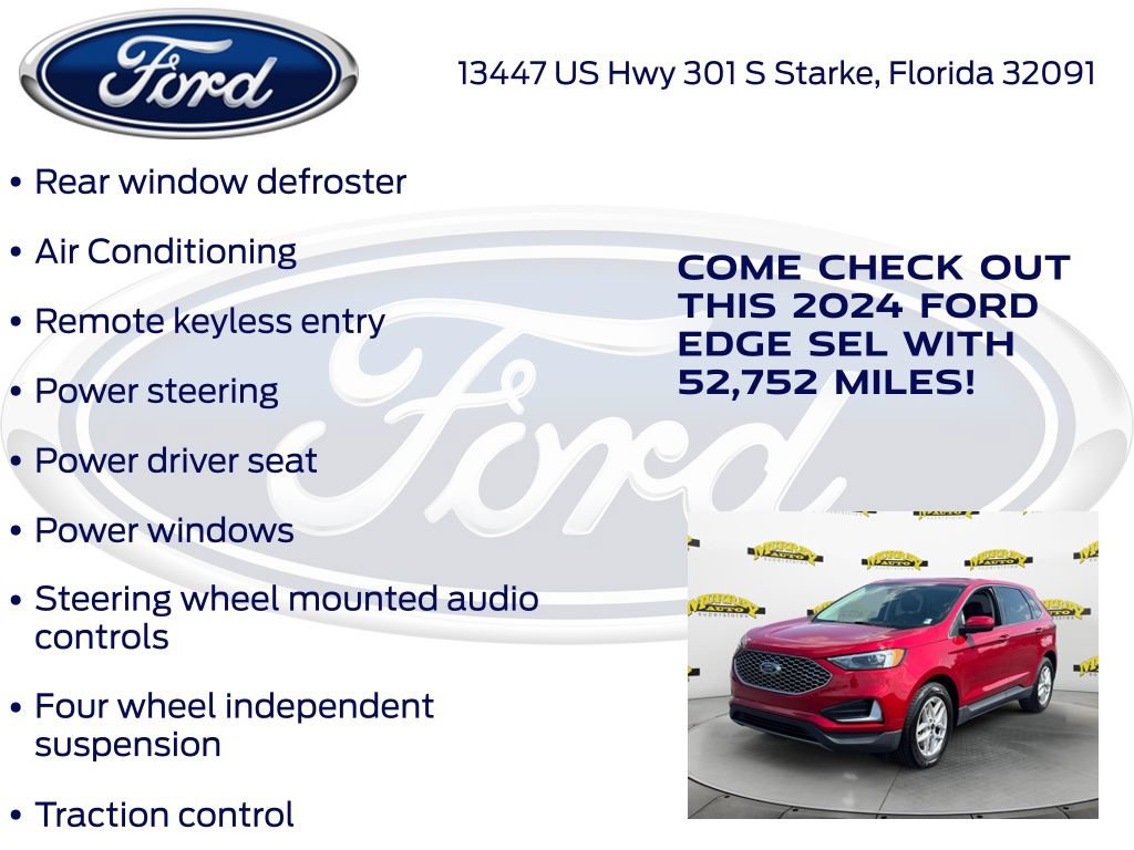 Certified 2024 Ford Edge SEL AWD/4WD image 22
