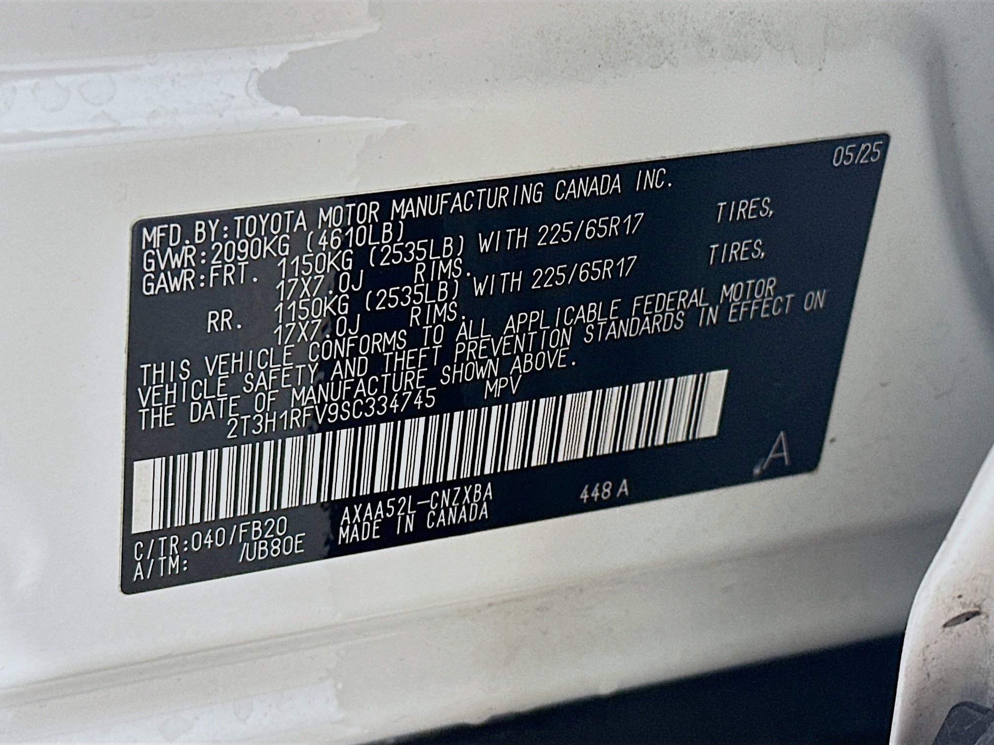 Used 2025 Toyota RAV4 LE FWD image 12