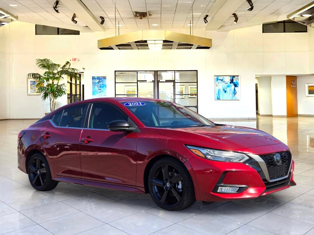 Used 2021 Nissan Sentra SR w/ Electronics Package FWD image 3