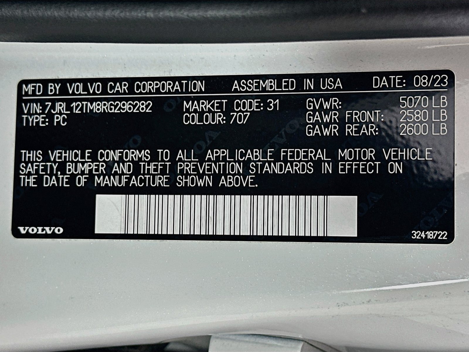Certified 2024 Volvo S60 B5 Ultimate AWD/4WD image 47