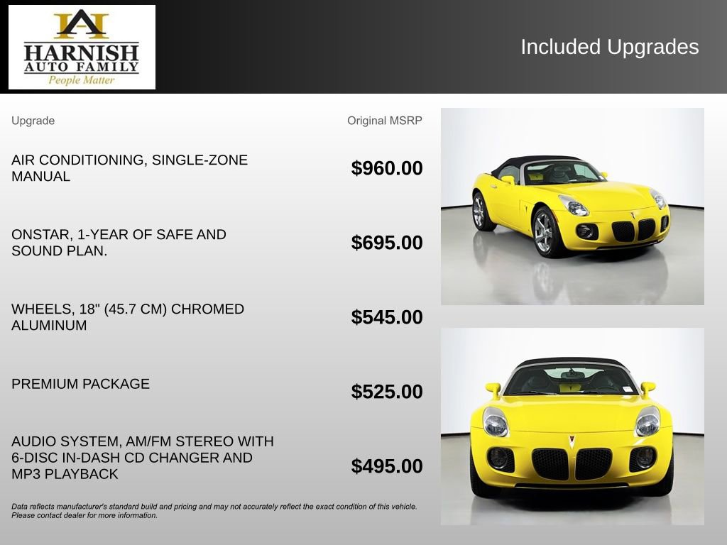 Used 2007 Pontiac Solstice GXP w/ Premium Package image 4