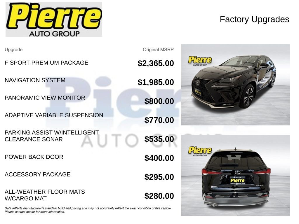 Used 2021 Lexus NX 300 F Sport w/ F Sport Premium Package AWD/4WD image 14