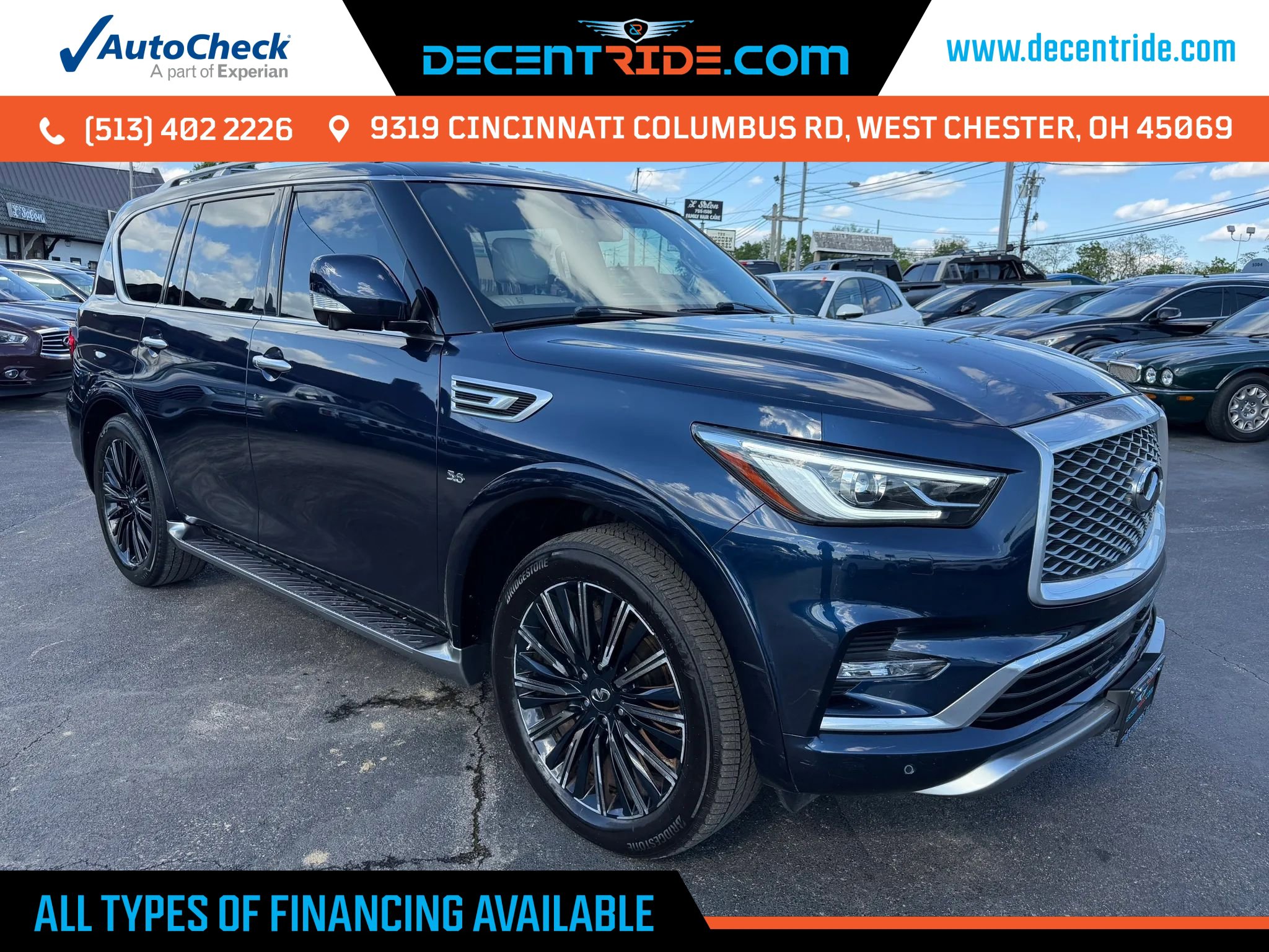 Used 2019 INFINITI QX80 Limited w/ All-Season Package AWD/4WD image 1
