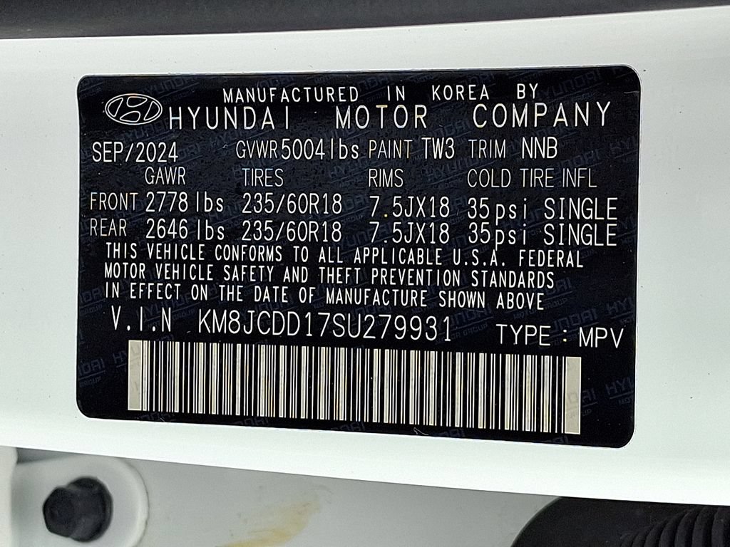 Certified 2025 Hyundai Tucson SEL AWD/4WD image 29