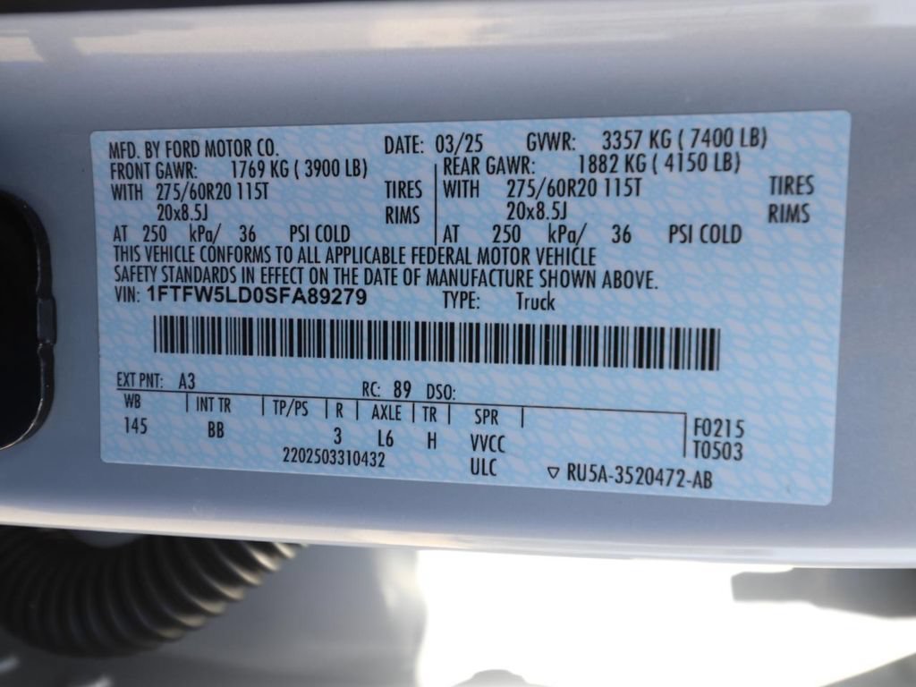 Certified 2025 Ford F150 Lariat w/ Equipment Group 501A Mid AWD/4WD image 25