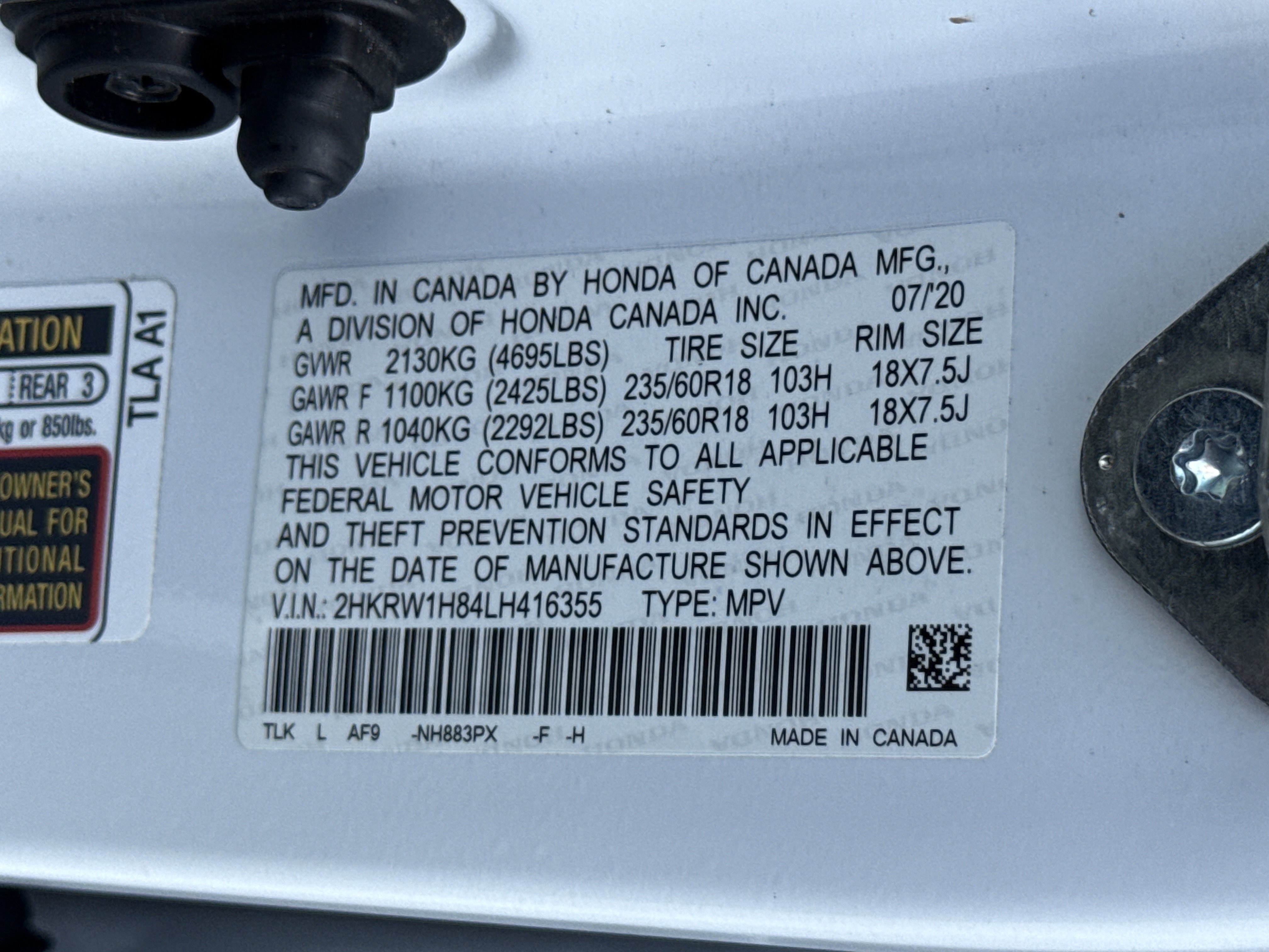 Certified 2020 Honda CR-V EX-L image 39