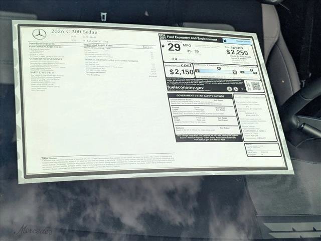 New 2026 Mercedes-Benz C 300 Sedan image 16