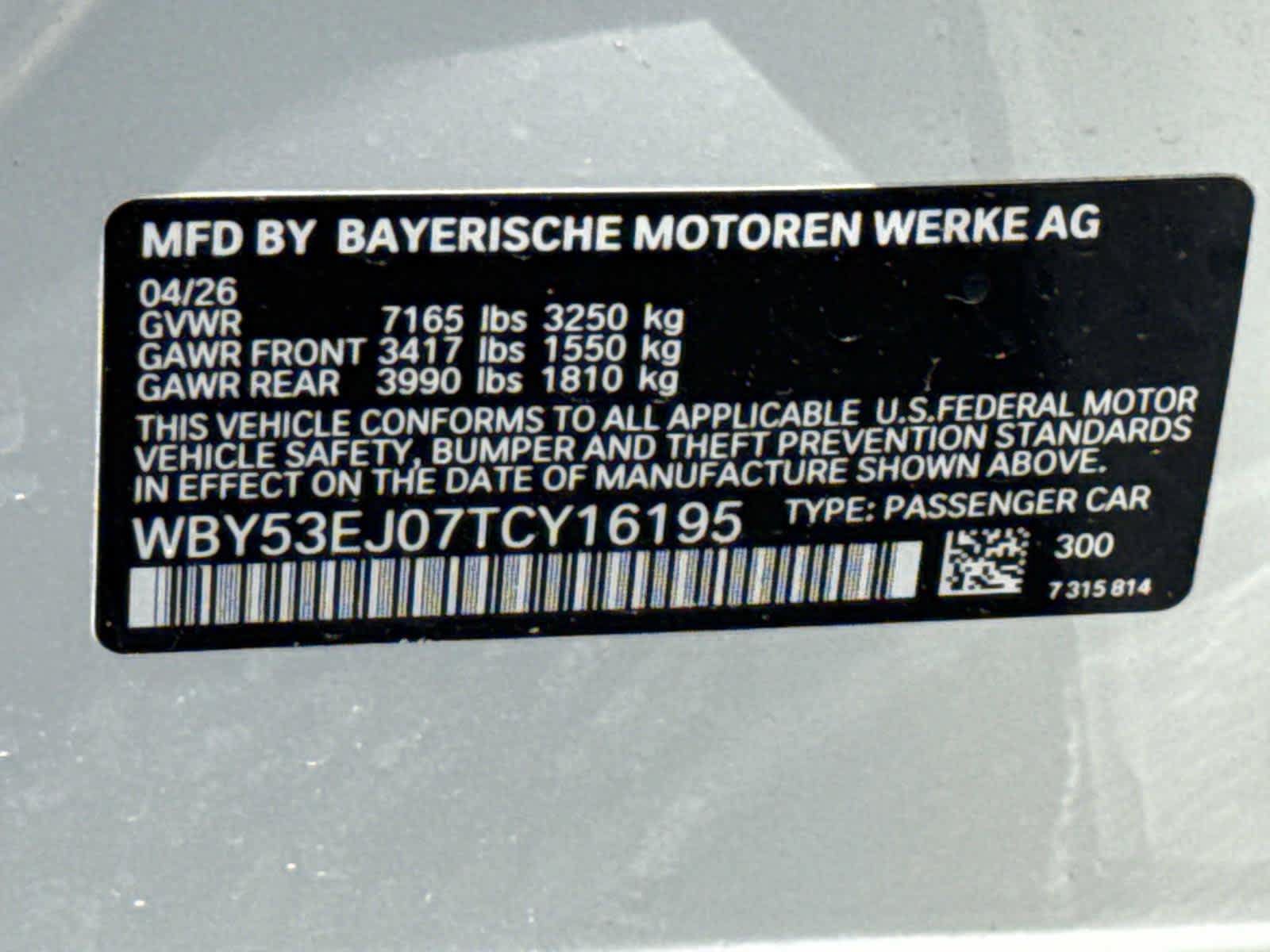 New 2026 BMW i7 xDrive60 AWD/4WD image 30
