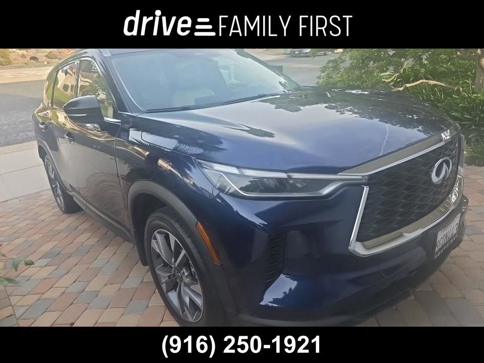 Used 2023 INFINITI QX60 Luxe w/ Cargo Package FWD image 1