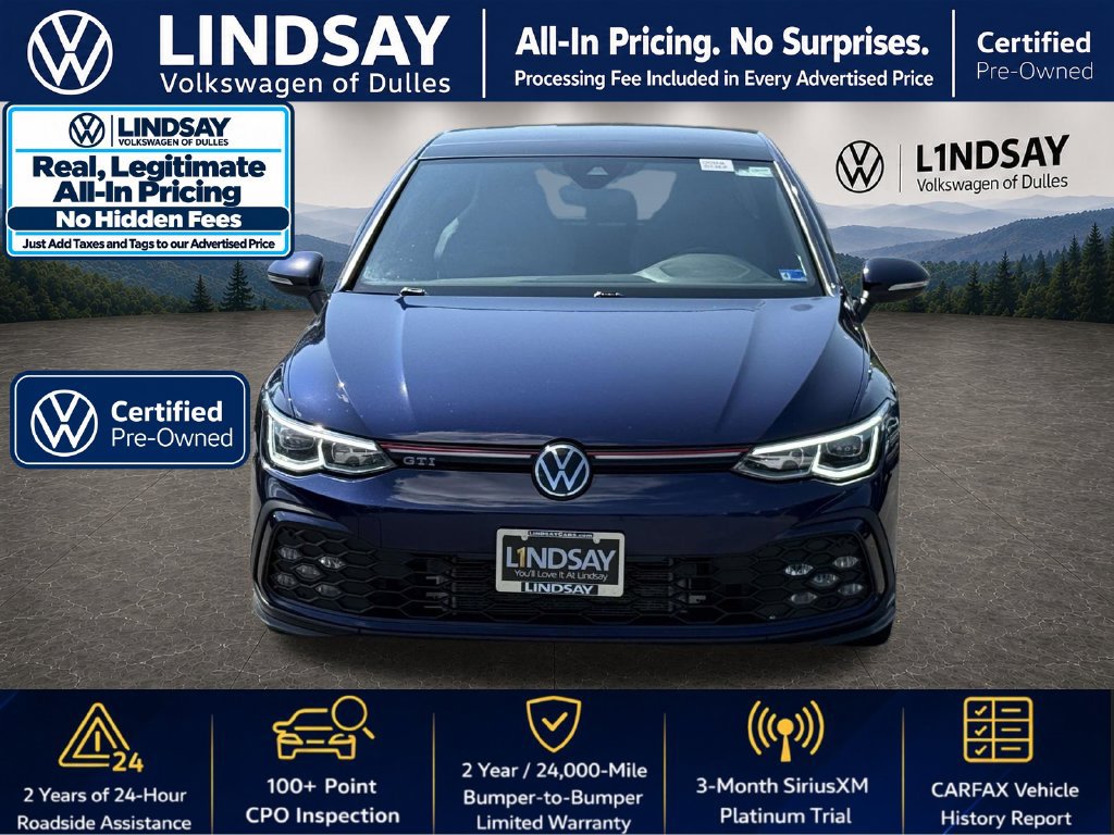 Certified 2023 Volkswagen GTI SE FWD image 3