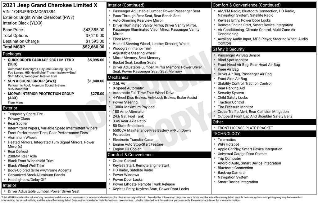 Used 2021 Jeep Grand Cherokee Limited X image 10