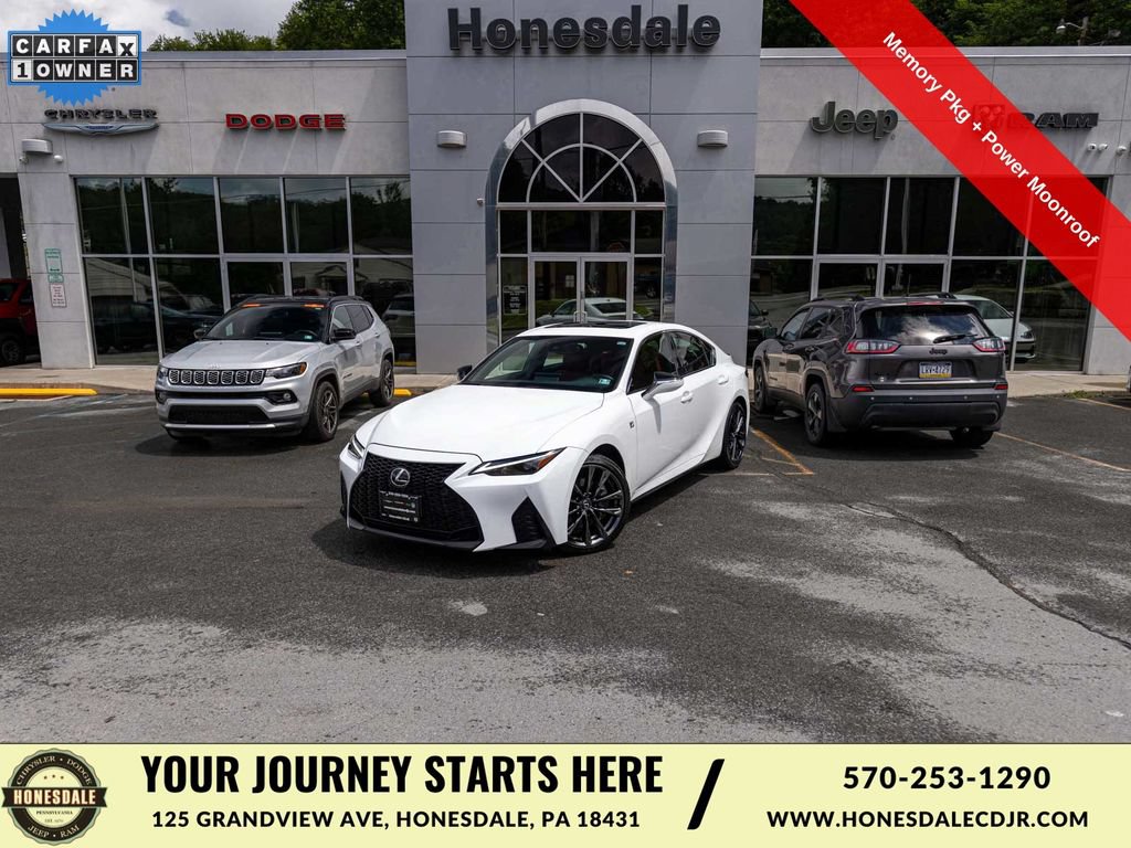 Used 2024 Lexus IS 350 F Sport w/ Memory Package AWD/4WD image 1