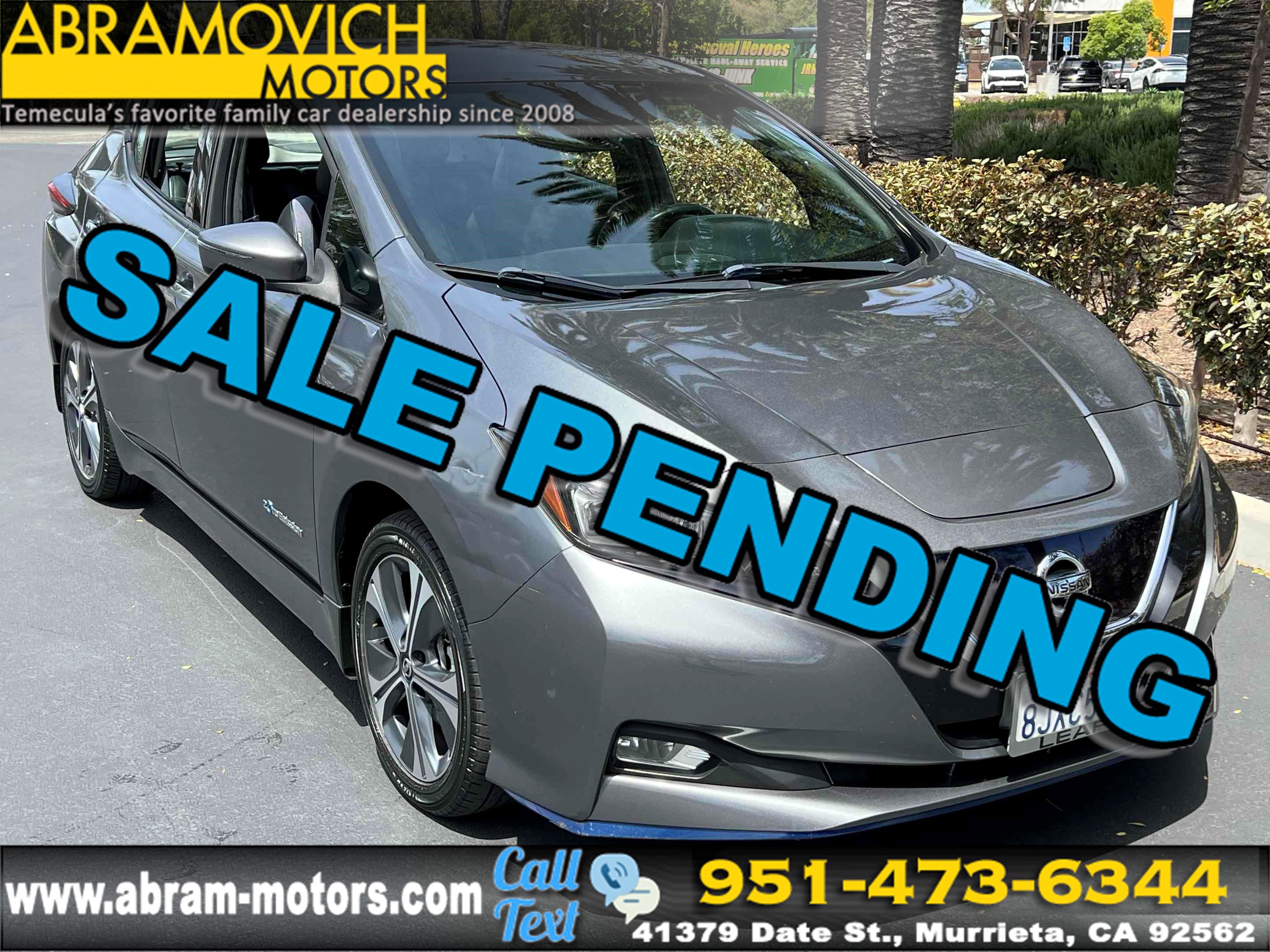 Used 2019 Nissan Leaf SL Plus w/ Protection Package FWD image 1