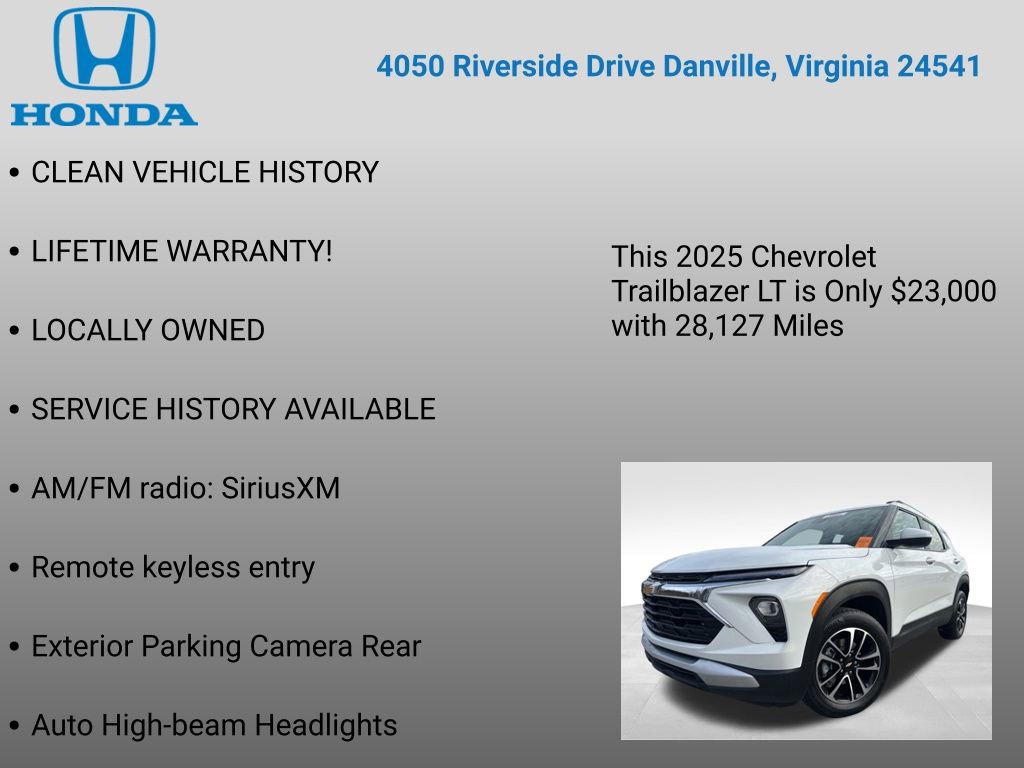 Used 2025 Chevrolet TrailBlazer LT image 12