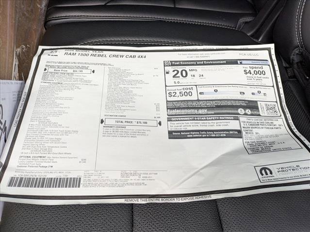 New 2026 RAM 1500 Rebel w/ Rebel Level 2 Equipment Group image 20