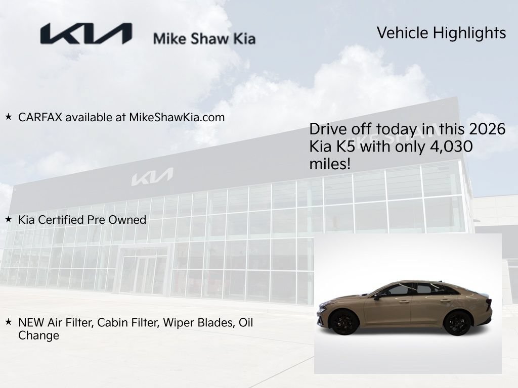Certified 2026 Kia K5 GT-Line w/ GT-Line Premium Package FWD image 10