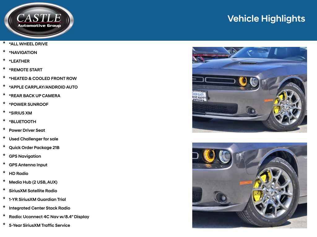 Used 2017 Dodge Challenger GT AWD/4WD image 3