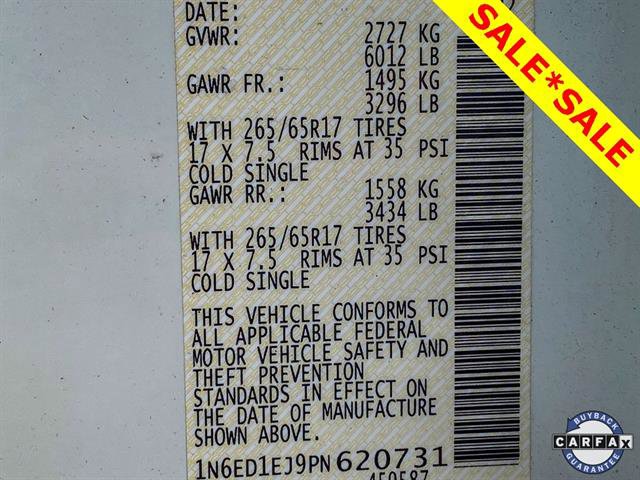 Used 2023 Nissan Frontier SV w/ SV Convenience Package image 52