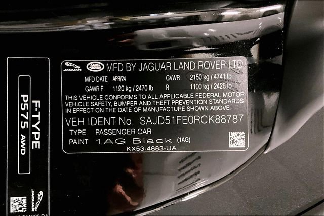 New 2024 Jaguar F-TYPE R image 11