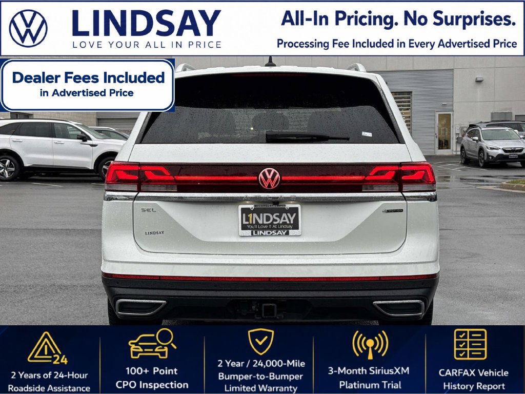 Used 2025 Volkswagen Atlas SEL AWD/4WD image 4