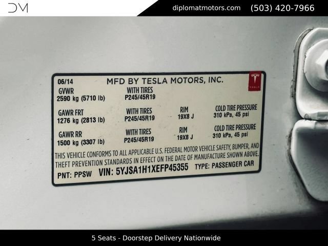 Used 2014 Tesla Model S 85 RWD image 45