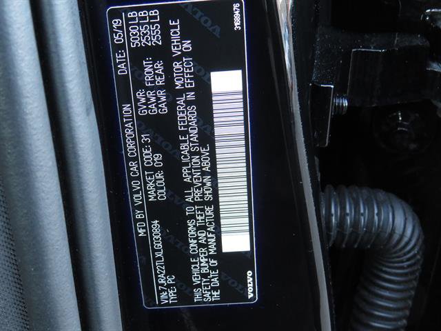 Used 2020 Volvo S60 T6 Inscription w/ Protection Package Premier image 8