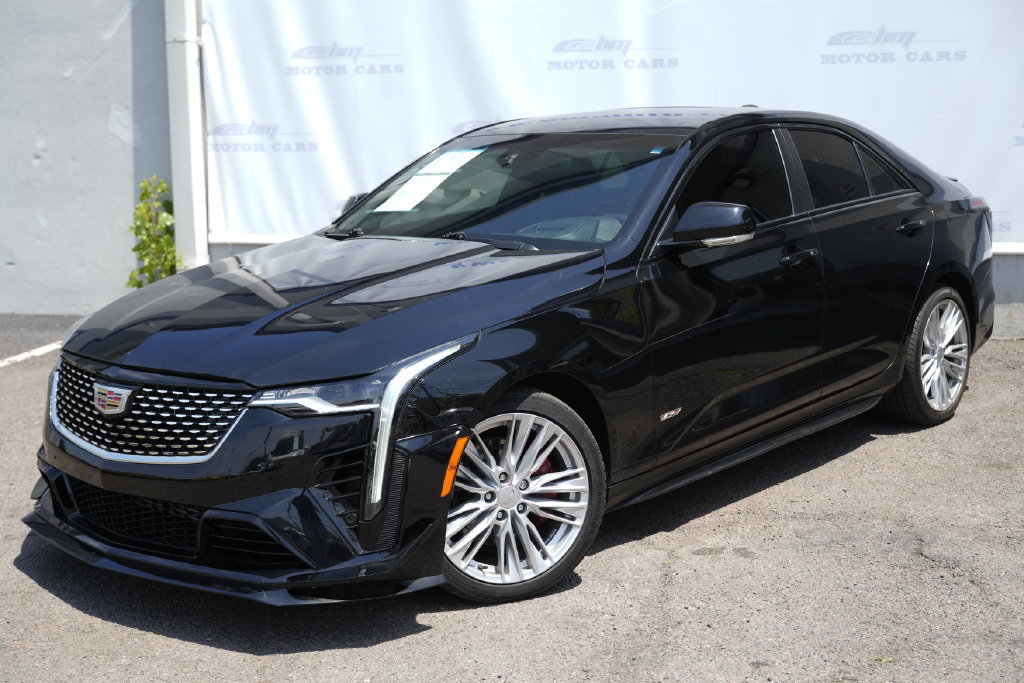 Used 2021 Cadillac CT4 V w/ Technology Package AWD/4WD image 2