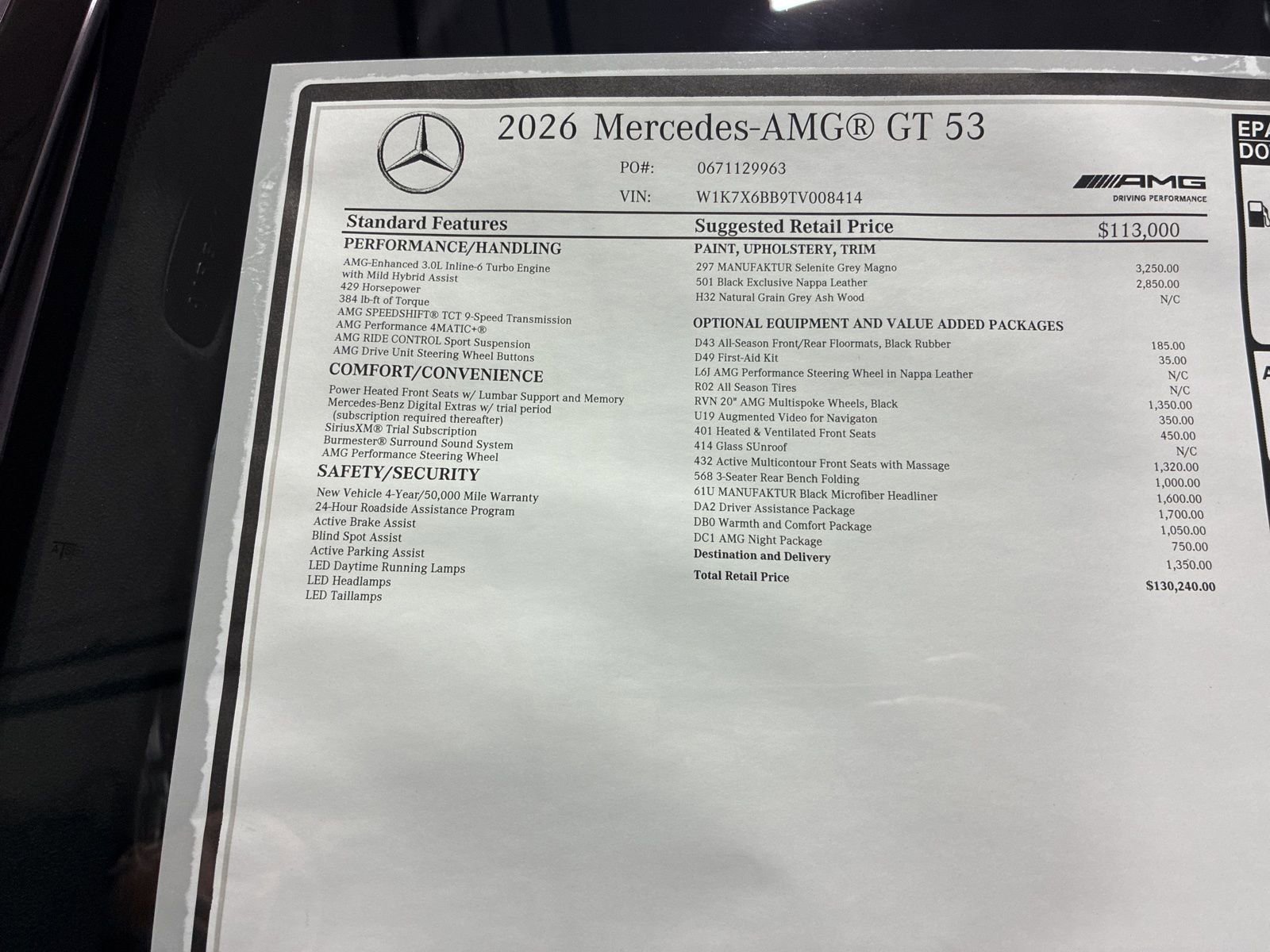 New 2026 Mercedes-Benz AMG GT 53 image 23