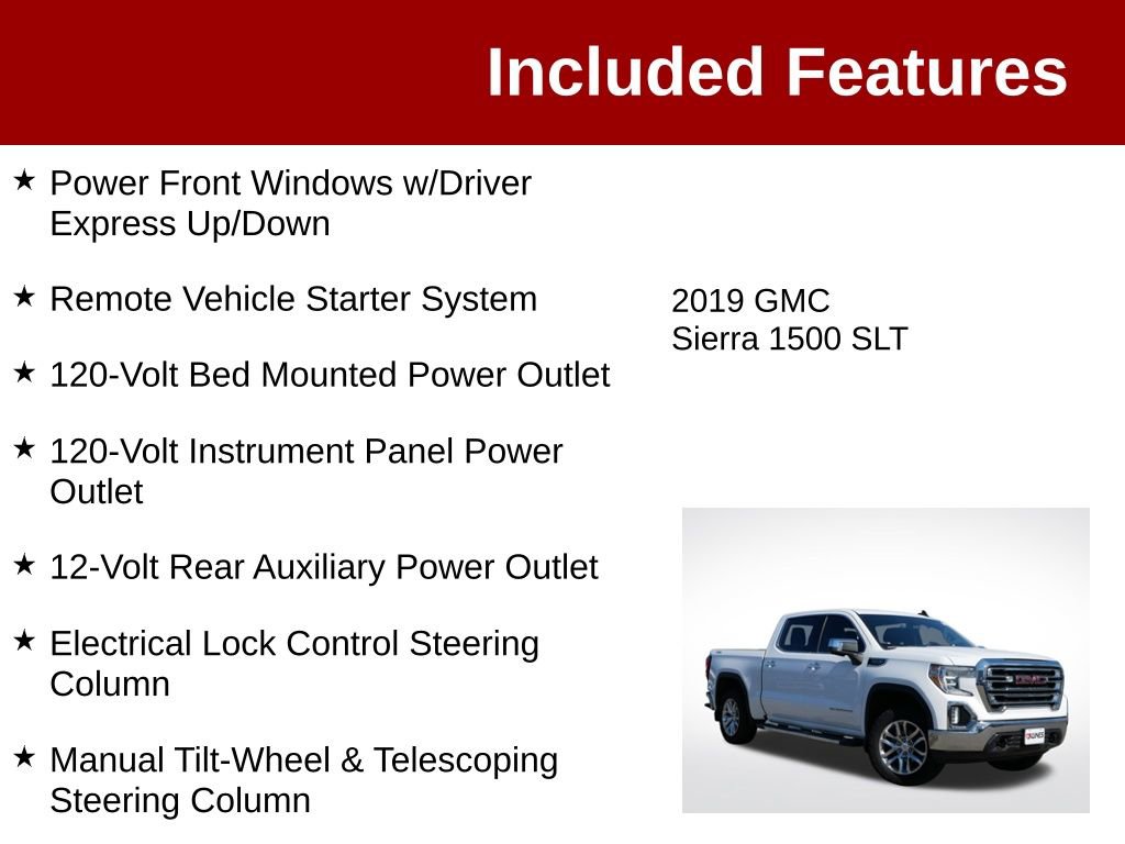 Used 2019 GMC Sierra 1500 SLT AWD/4WD image 4