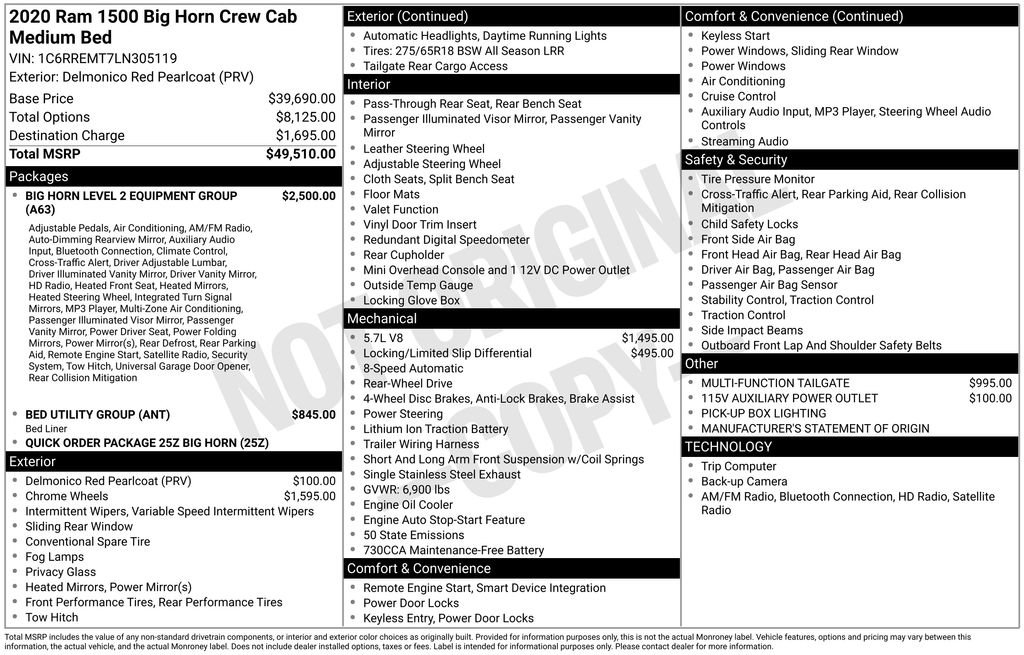 Used 2020 RAM 1500 Big Horn image 27
