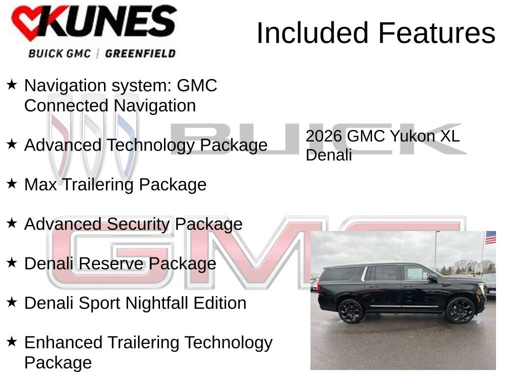 New 2026 GMC Yukon XL Denali w/ Denali Reserve Package image 3