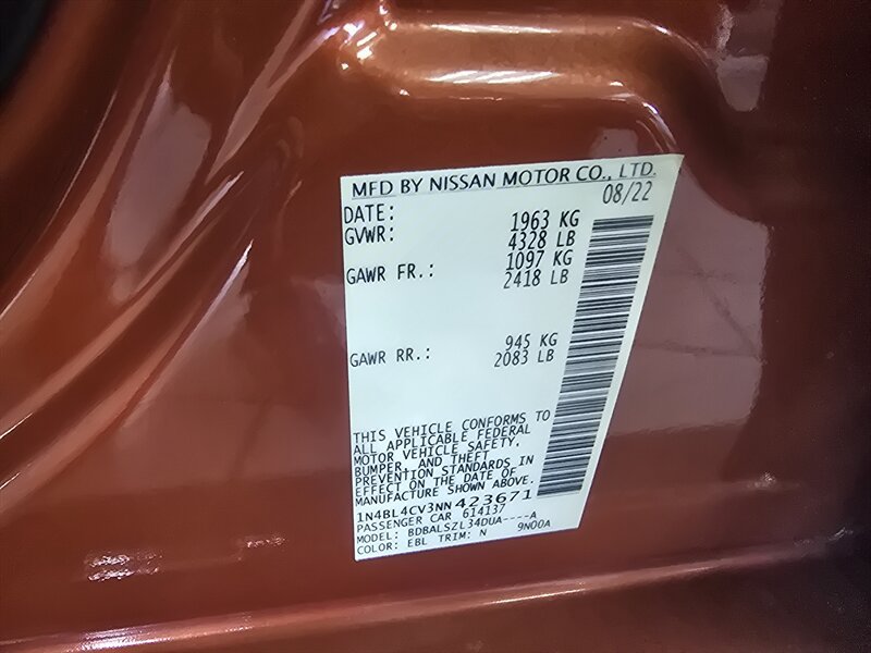 Used 2022 Nissan Altima 2.5 SR FWD image 29