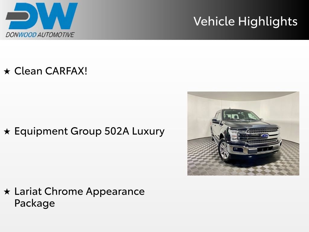 Used 2019 Ford F150 Lariat w/ Equipment Group 502A Luxury image 3