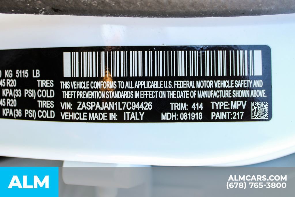 Used 2020 Alfa Romeo Stelvio Sport w/ Quick Order Package 22K Sport image 40