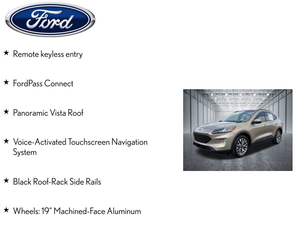 Used 2020 Ford Escape Titanium w/ Titanium Premium Package 2.0 AWD/4WD image 9