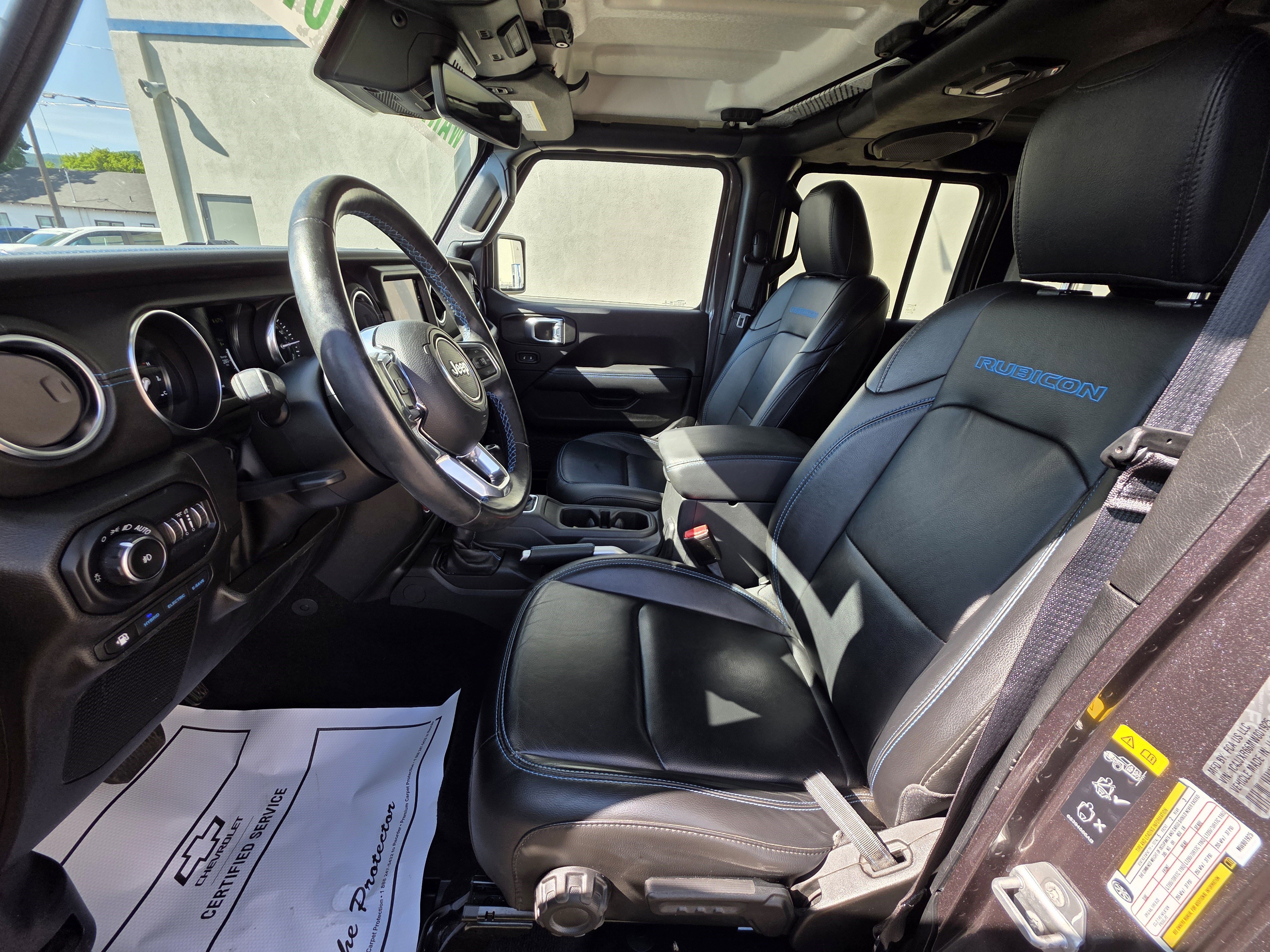 Used 2021 Jeep Wrangler Unlimited Rubicon 4xe w/ Steel Bumper Group image 13